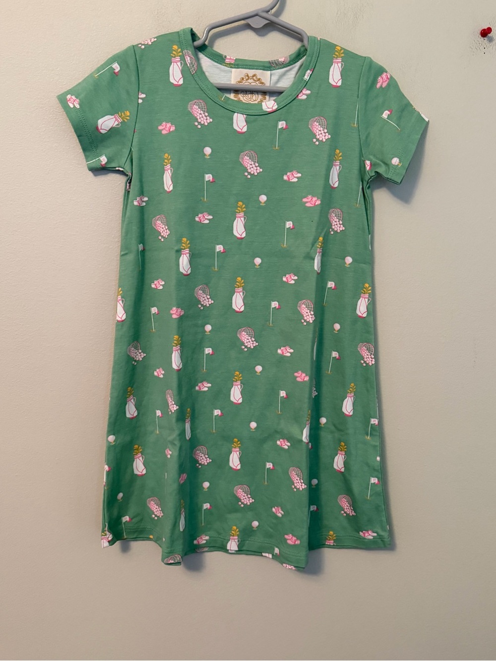 The Beaufort Bonnet Company Green Gold Polly Play Dress